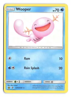 Pokemon Wooper Hidden Fates: Shiny Vault SV9/SV94 Holo - Image 1