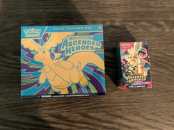SEALED Pokemon Ascended Heroes ETB (has tiny tear) And Booster Bundle Package - Image 1