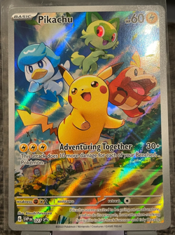 Pikachu SVP027 - Paldea Evolved ETB Black Star Promo - Image 1