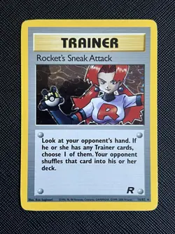 Pokemon TCG Rocket's Sneak Attack 16/82 Team Rocket Holo Rare (English) - LP - Image 2