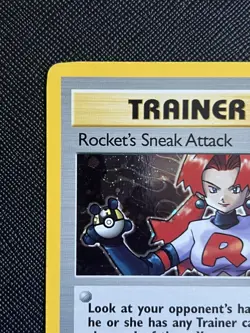 Pokemon TCG Rocket's Sneak Attack 16/82 Team Rocket Holo Rare (English) - LP - Image 3