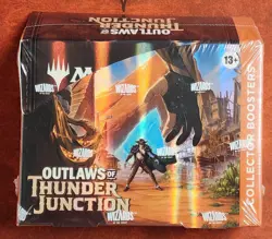 MtG Outlaws of Thunder Junction Collector Booster Box Sealed with Free Shipping - Image 1