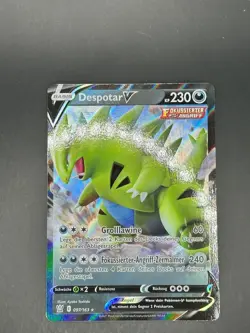 Tyranitar V 097/163 Holo V Rare Battle Styles Pokemon Holo Near Mint DE - Image 1