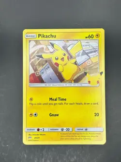 Pikachu 025/025 Promo McDonald's 25th Anniversary Promos Pokemon no Holo NM EN - Image 1