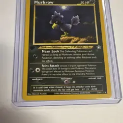 Nintendo Pokemon Murkrow Neo Genesis 24/111 Regular Rare 50HP Unlimited - Image 4