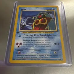 WoTC Pokemon TCG Fossil Jynx 31/64 1st Ed Uncommon Regular 60HP Eng 2000 - Image 2