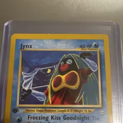 WoTC Pokemon TCG Fossil Jynx 31/64 1st Ed Uncommon Regular 60HP Eng 2000 - Image 3