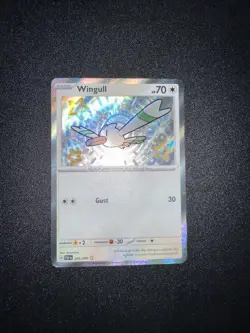 Pokemon TCG Wingull 203/091 Paldean Fates Holo Shiny Rare NM - Image 1