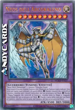 NEOS DELL'ARCOBALENO • (Rainbow Neos) • Rara Oro • MGED IT137 • Unl • Yugioh! - Image 1