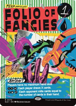 Folio of Fancies (Rainbow Foil) [Secret Lair Drop Series] Foil Near Mint - Image 1