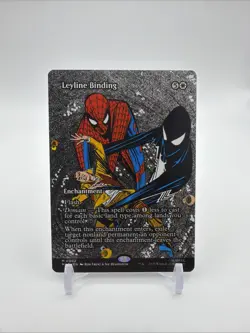 MTG Leyline Binding 0002 Spider-Man Marvel Universes Beyond NM/M Magic Card - Image 1