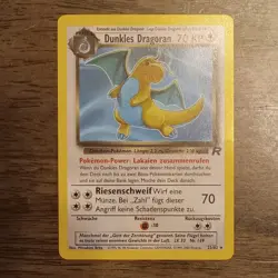 #22 Dunkles Dragoran German Language #22/82 Team Rocket Set Regular Pokemon TCG - Image 1