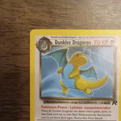 #22 Dunkles Dragoran German Language #22/82 Team Rocket Set Regular Pokemon TCG - Image 2