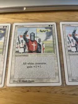 Magic: The Gathering Crusade Revised LP Three Copies MTG - Image 3