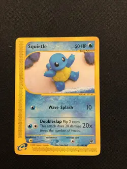 POKEMON SQUIRTLE 131/165 EXPEDITION BASE SET REGULAR COMMON 50HP BASIC 2002 - Image 1