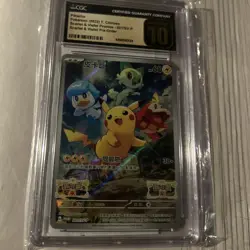 2022 Pokemon Scarlet & Violet - Promos (SV-P) Chinese Pikachu CGC 10 Pristine - Image 1