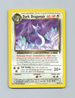 Dark Dragonair 38/110 Uncommon Legendary Collection Pokemon Lightly Played - Image 1