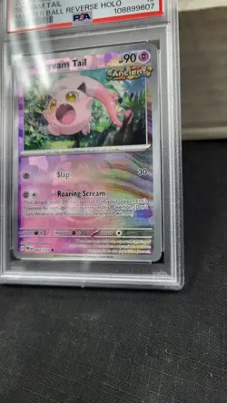 2025 SCREAM TAIL MASTER BALL REVERSE HOLO PRISMATIC EVOLUTIONS POKEMON PSA 10 42 - Image 3