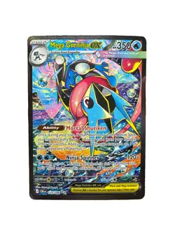 Pokemon Mega Greninja EX 116/086 Full Art Holo ME04: Chaos Rising - Image 1