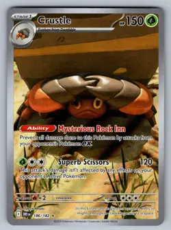 Crustle 186/182 - Destined Rivals Illustration Rare - NM - Image 1