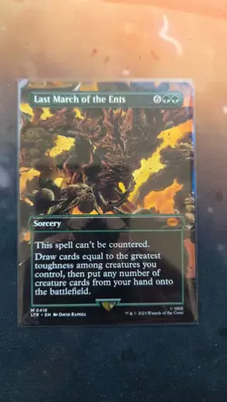Last March of the Ents MTG Borderless LP NON-Foil - Image 1