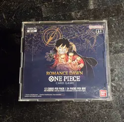 One Piece English OP-01 Booster Box Blue Bottom Romance Dawn - Factory Sealed - Image 1
