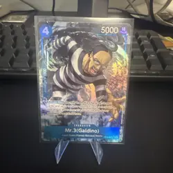Mr.3 Galdino SR Alt Art OP16-056 One Piece Card NM - Image 1