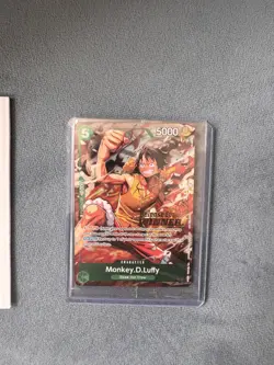 Monkey D. Luffy P-135 Promo op16 release event winner sealed - Image 1