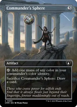 Commander's Sphere (Borderless) CMM - Common - MTG Magic Pack fresh - Image 1