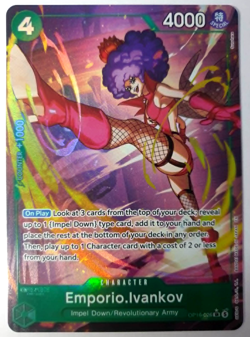 Emporio.Ivankov - Alt Art SR - One Piece: The Time of Battle - OP16-026 NM - Image 1