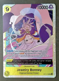 Jewelry Bonney OP13-108 SR Carrying on His Will - ONE PIECE ENGLISH - Image 1