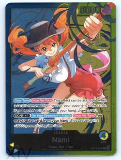 Nami (Nami Deck) OP11-041 One Piece Learn Together Deck Set Leader - Image 1
