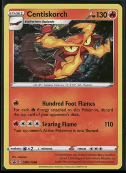Centiskorch Holo Promo SWSH: Sword & Shield Promo Cards SWSH048 NM - Image 1