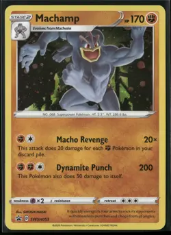 Machamp Holo Promo SWSH: Sword & Shield Promo Cards SWSH053 NM - Image 1