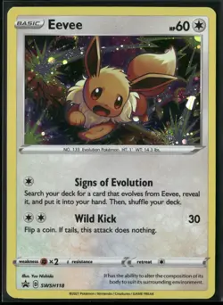 Eevee Holo Promo SWSH: Sword & Shield Promo Cards SWSH118 NM - Image 1