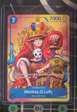 Monkey.D.Luffy (2nd Anniversary Stamped Promo) P-043 One Piece Promotion Card - Image 1
