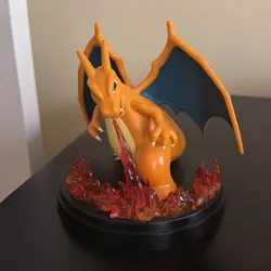 Charizard ex Super Premium Collection Box Card Display Pokemon TCG FIGURE ONLY - Image 1