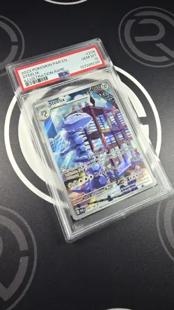 PSA 10 Steelix Illustration Rare 208/182 Paradox Rift English 2023 Pokemon Card - Image 1