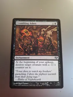 Crumbling Ashes Eventide Regular LP Black Enchantment Commander - Image 1
