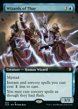 Magic The Gathering MTG WIZARDS OF THAY EXTENDED ART Battle for Baldur's Gate NM - Image 1