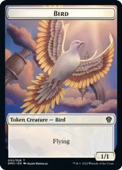 MTG Dominaria United - Bird 1/1 & Merfolk 1/1 [Token] (Foil) - Image 1