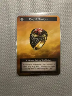 Sorcery Contested Realm Arthurian Legends - Ring of Morrigan - Nonfoil Unique - Image 1