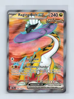 Raging Bolt ex 196/162 Ultra Rare Temporal Forces Pokemon Near Mint - Image 1