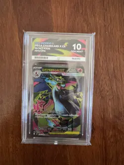 ACE 10 Mega Charizard X ex 094/080 Inferno X JAPANESE POKEMON CARD - Image 2