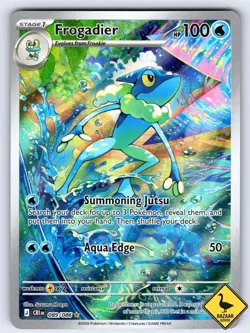 Frogadier 89/86 Chaos Rising Illustration Rare Pokemon NM Full Art - Fast Ship!! - Image 1