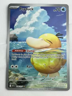 Pokemon TCG Psyduck Illustration Rare 226/217 Ascended Heroes NM Condition - Image 1