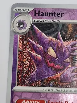 #093/165 Haunter Reverse Holo Uncommon - Pokemon Scarlet & Violet 151 English NM - Image 5