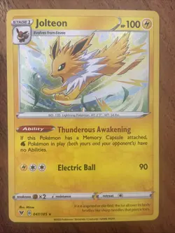 Pokemon TCG Jolteon - (Cosmos Holo) 041/185 Sword And Shield Promo - Image 1