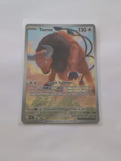 Pokemon TCG Chaos Rising Tauros Illustration Rare 096/086 Full Art - Image 1