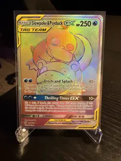 The Pokemon Company Slowpoke & Psyduck GX 239/236 Secret Holo EN - Image 1